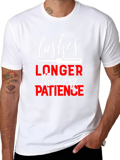 Lashes Longer Than My Patience Graphic Tee