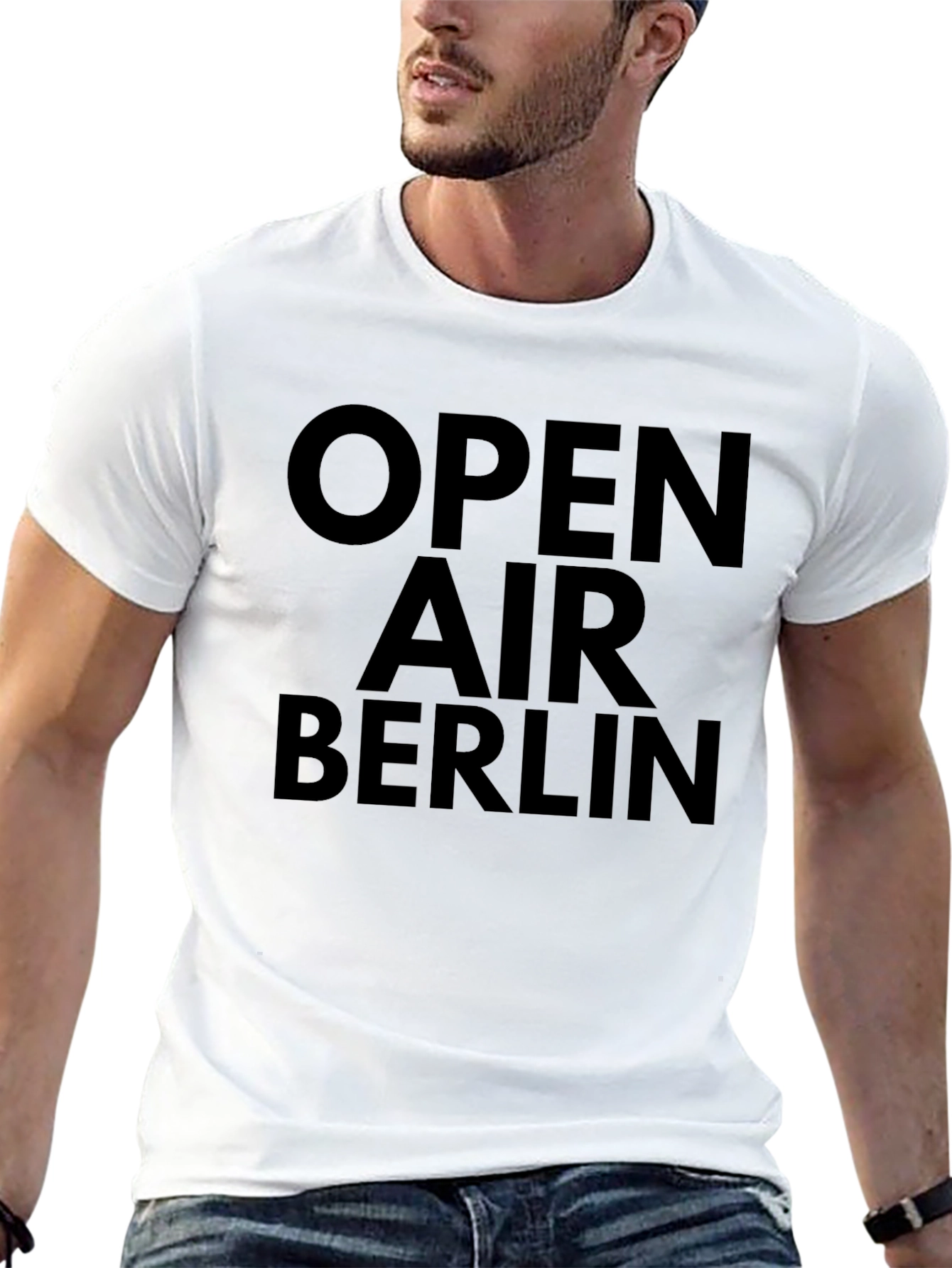 Open Air Berlin Graphic Tee - Stylish Mens T-Shirt