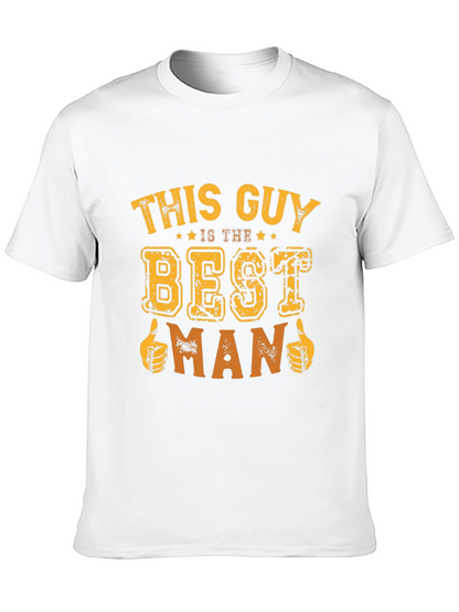 Best Man T-Shirt Funny Wedding Party Tee