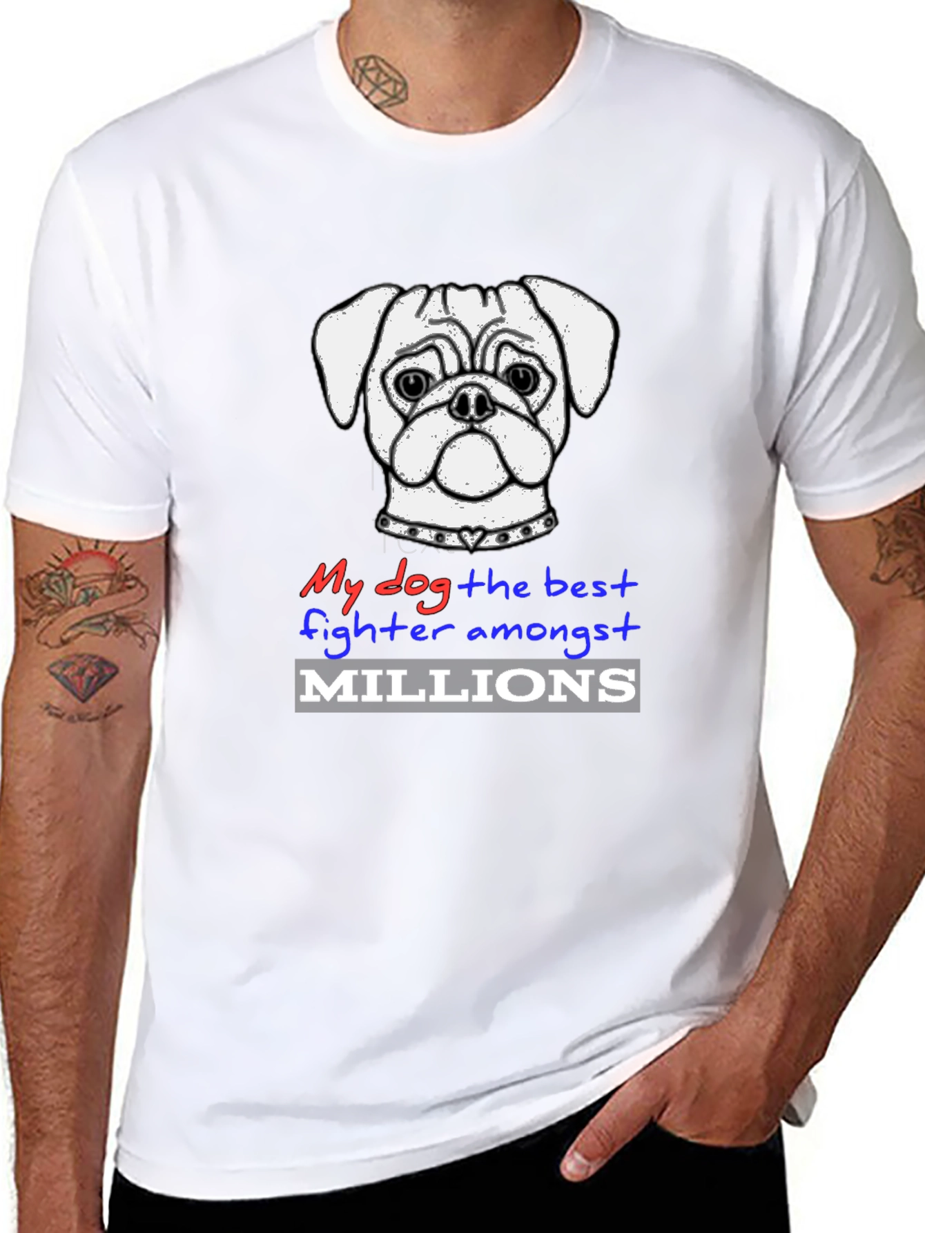 My Dog the Best Fighter T-Shirt