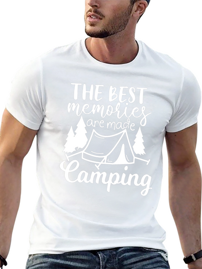 Camping Memories Graphic Tee - Black Unisex T-Shirt