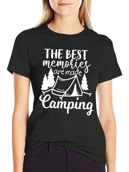 Camping Memories Graphic Tee - Black Unisex T-Shirt