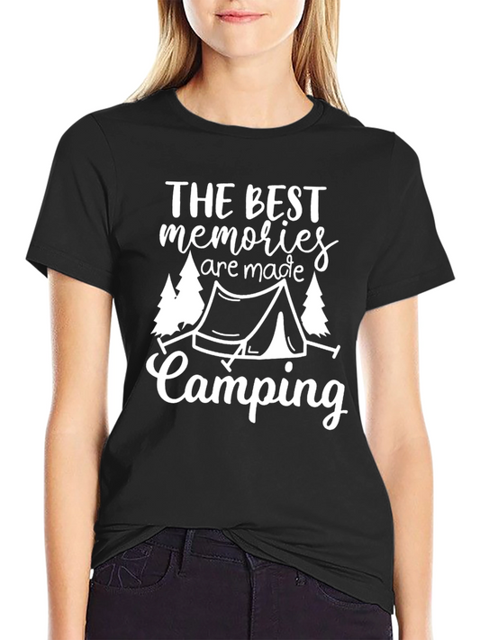 Camping Memories Graphic Tee - Black Unisex T-Shirt