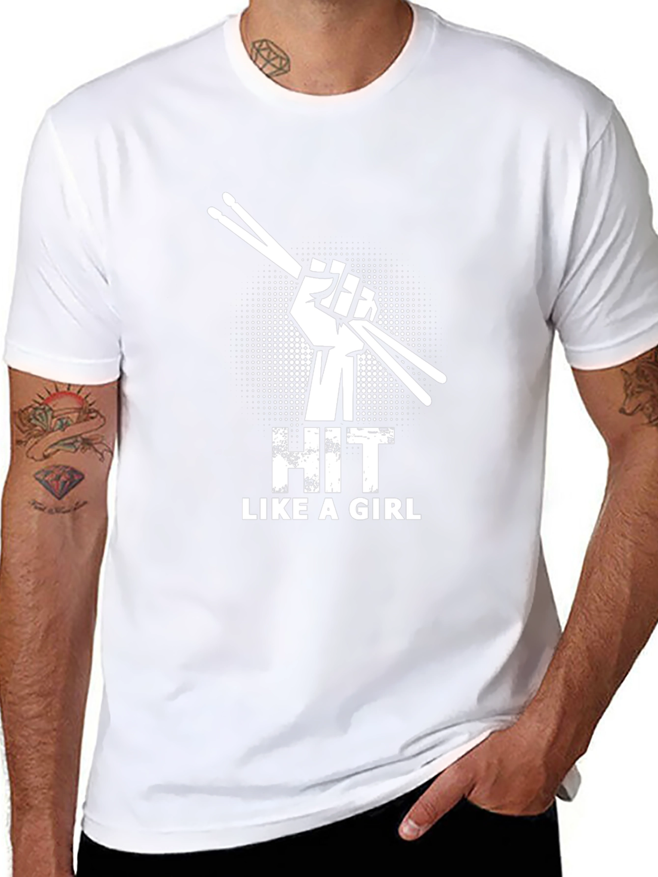 Hit Like a Girl Graphic T-Shirt