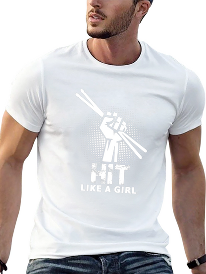 Hit Like a Girl Graphic T-Shirt