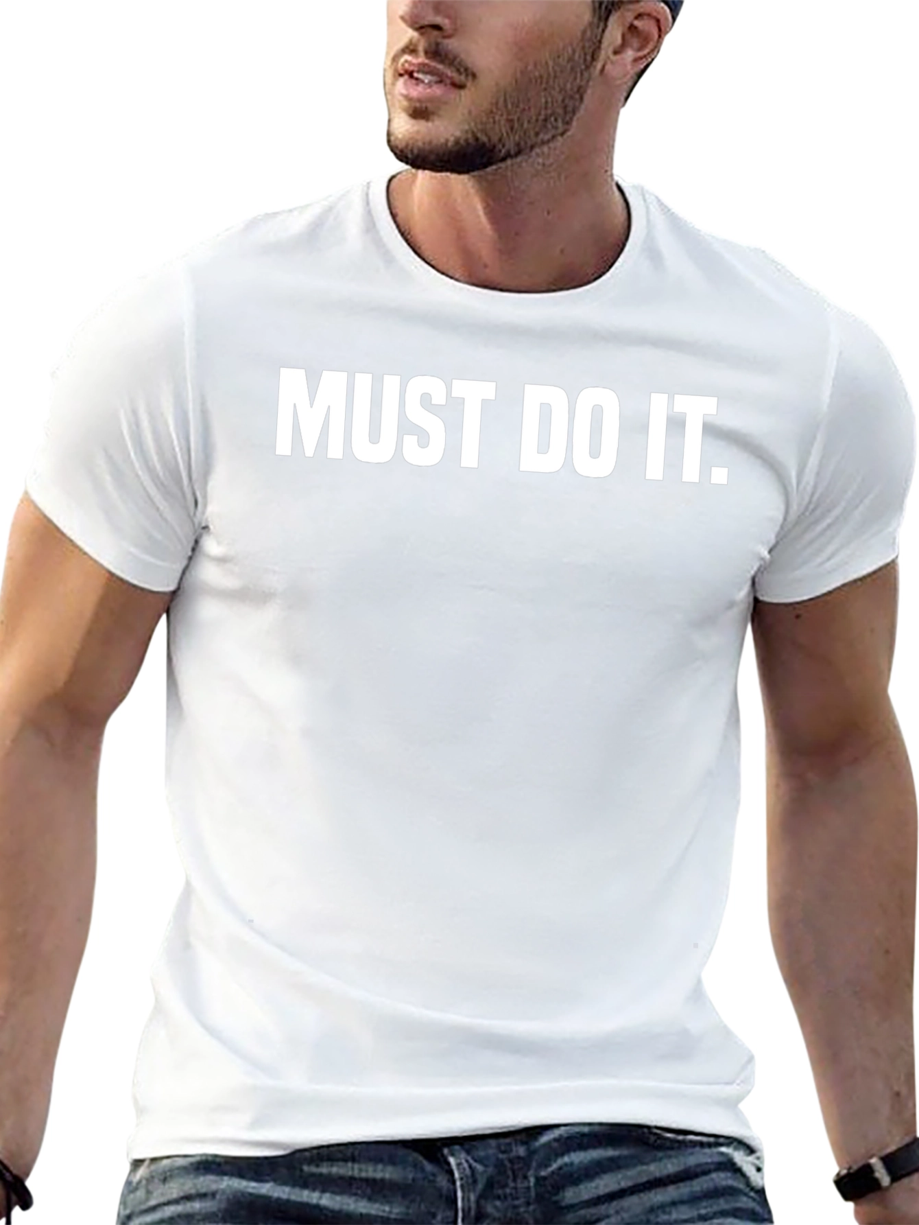 Must Do It Black Graphic Tee