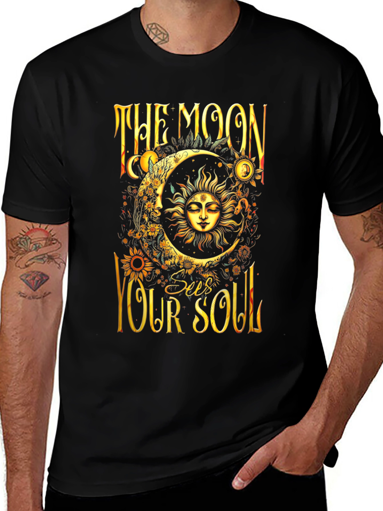 The Moon Sees Your Soul Graphic Tee