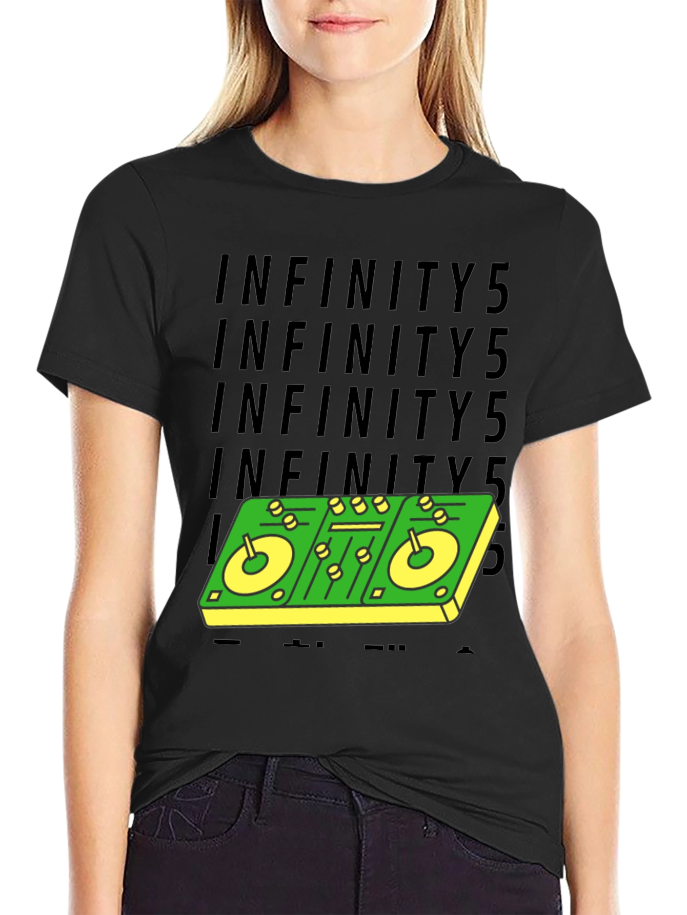DJ Mixer Graphic Tee - Infinity5 Design