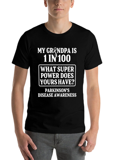 Parkinsons Awareness T-Shirt - Grandpa Superpower