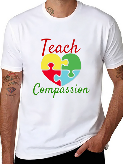 Teach Compassion Autism Awareness T-Shirt