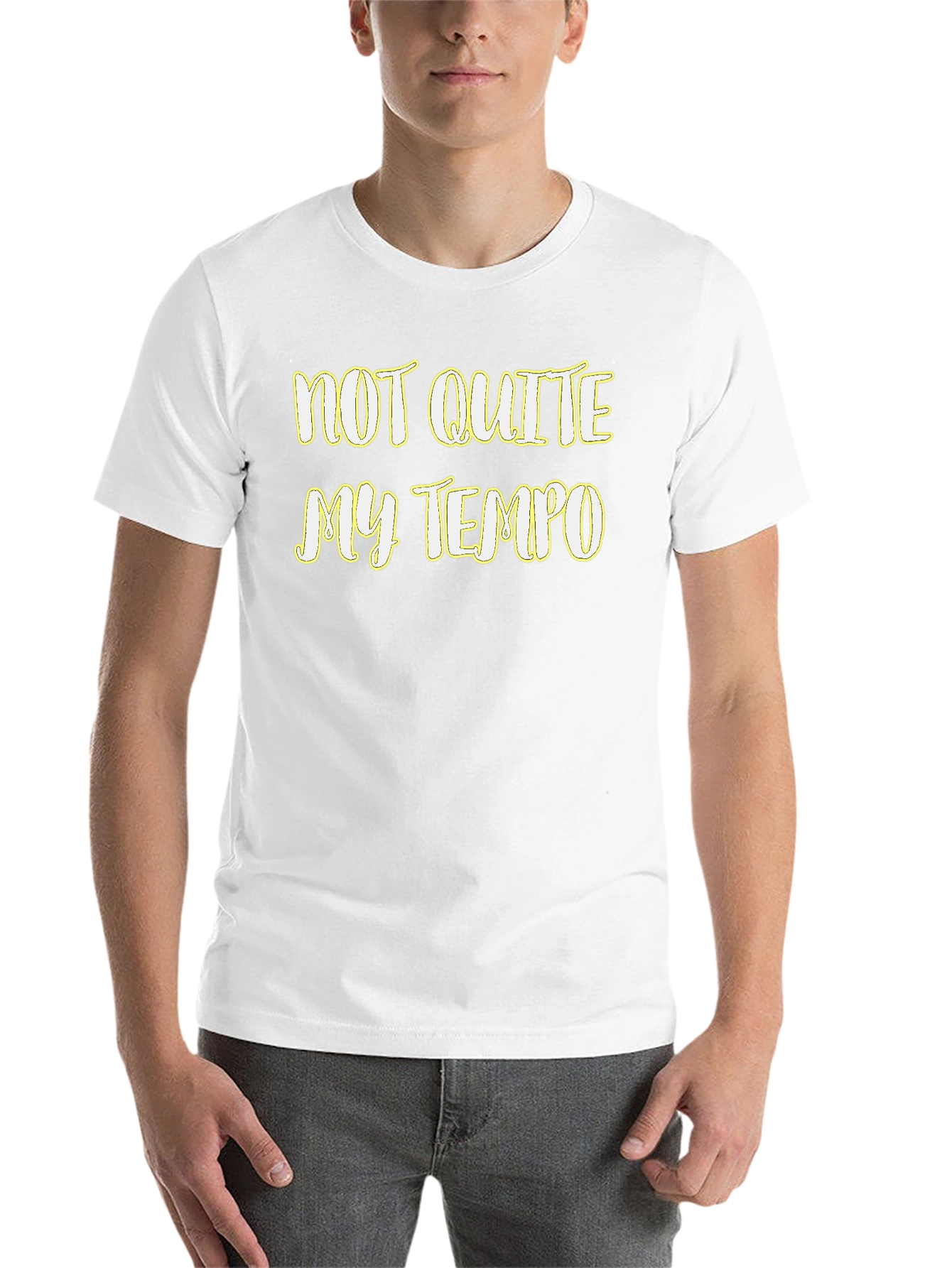 Not Quite My Tempo Graphic Tee - Soft Cotton