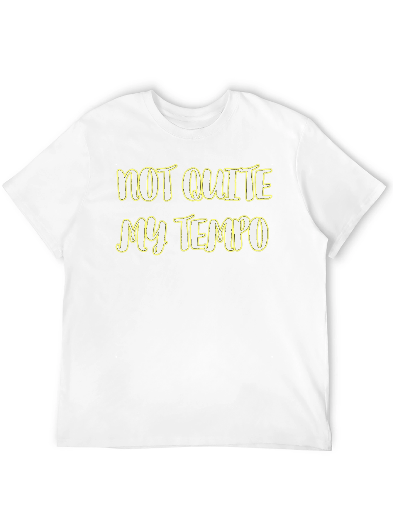 Not Quite My Tempo Graphic Tee - Soft Cotton