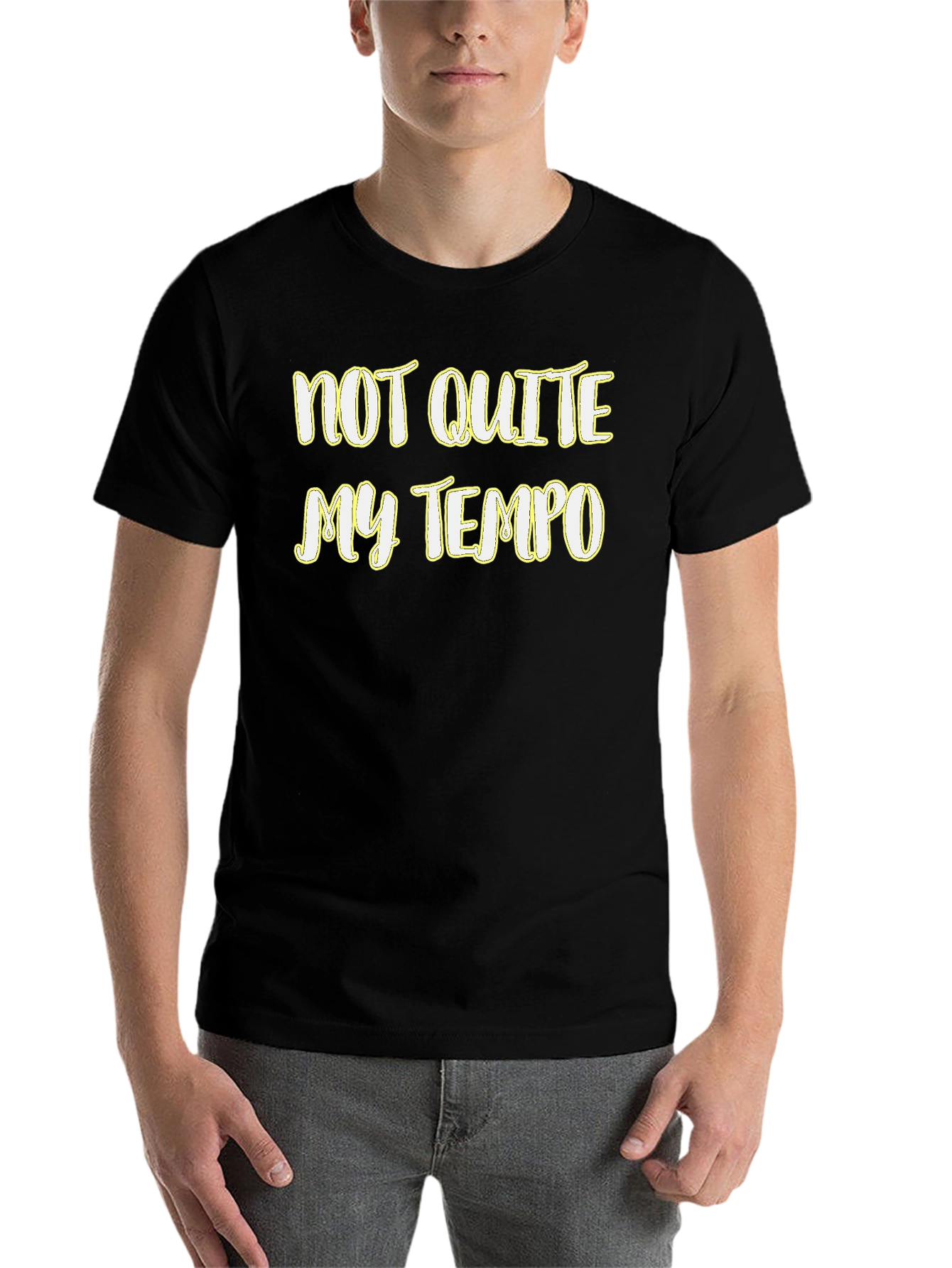 Not Quite My Tempo Graphic Tee - Soft Cotton