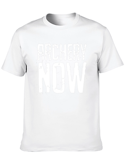 Archery Now Graphic T-Shirt - Black Cotton Tee