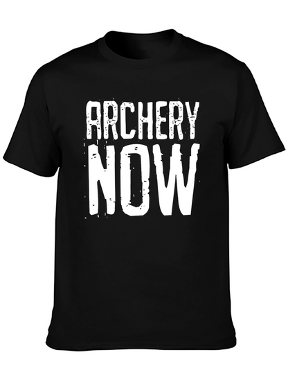 Archery Now Graphic T-Shirt - Black Cotton Tee