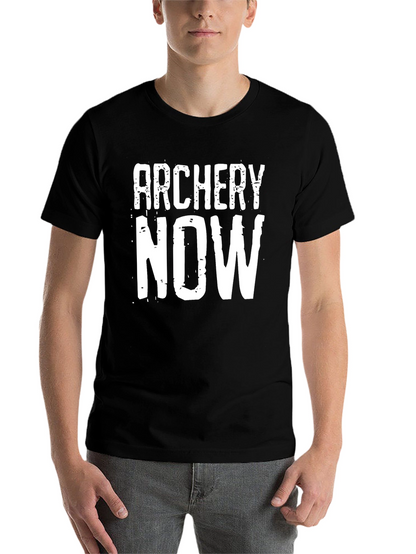 Archery Now Graphic T-Shirt - Black Cotton Tee