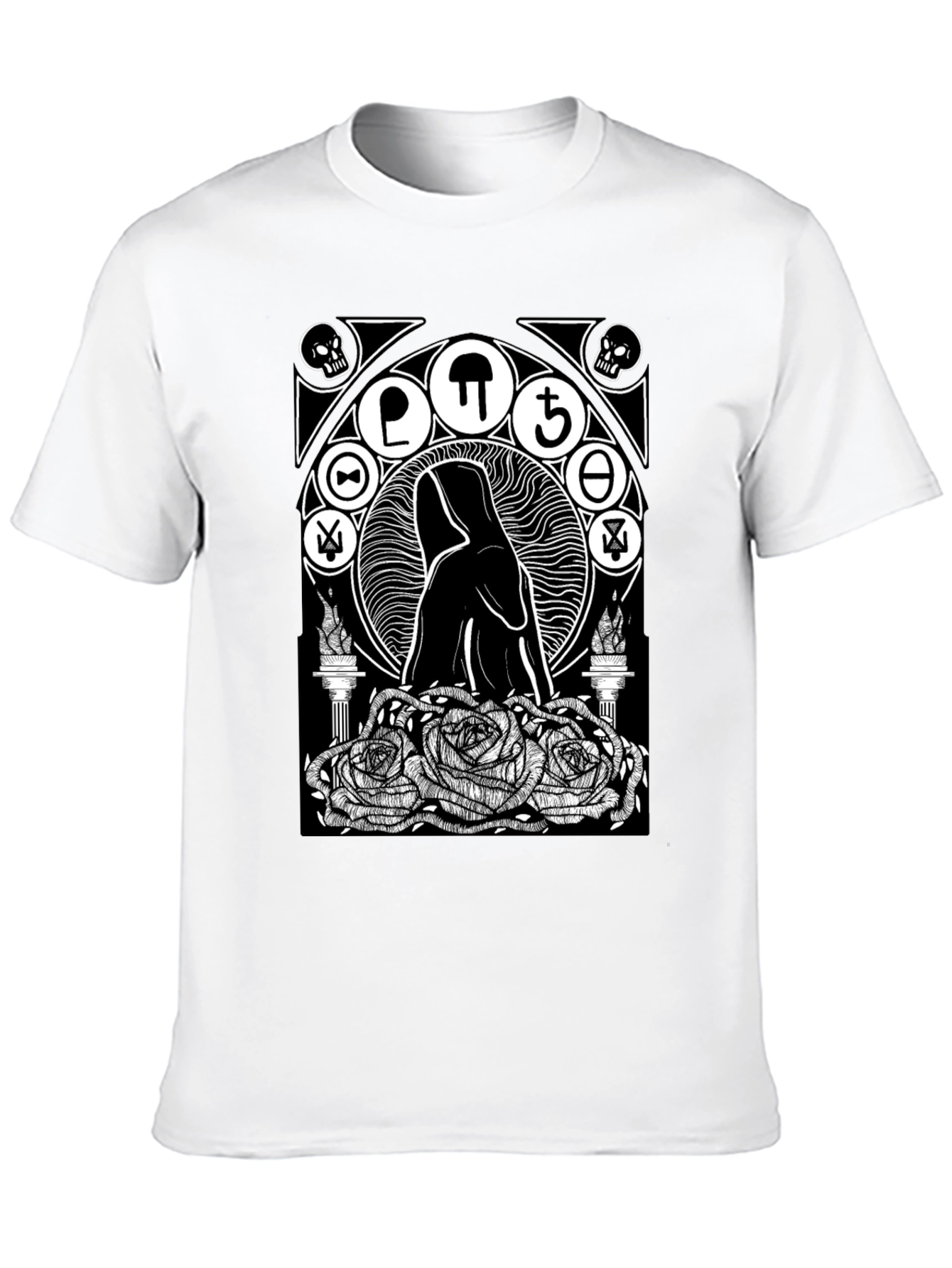 Occult Rose T-Shirt - Gothic Graphic Tee
