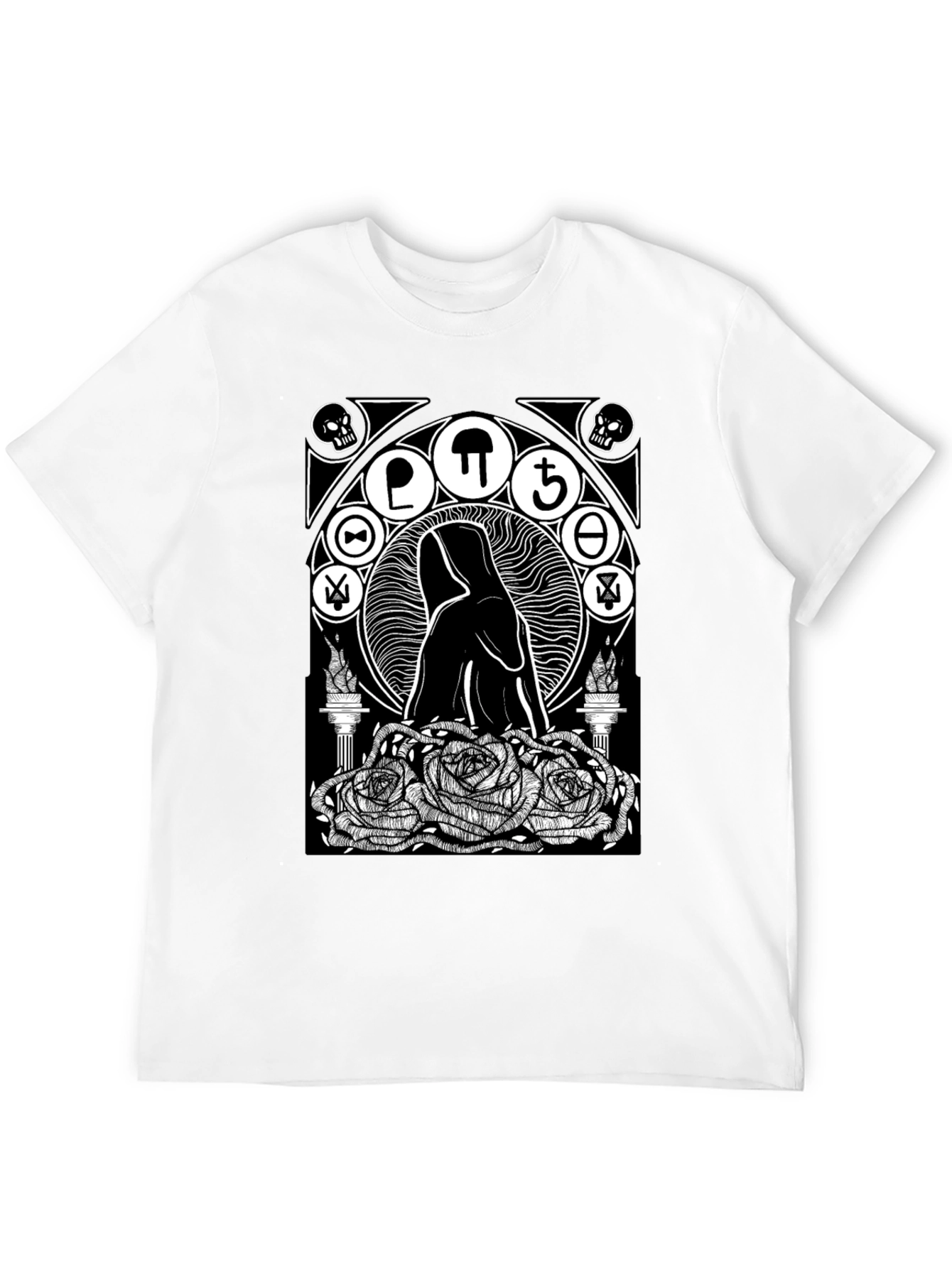 Occult Rose T-Shirt - Gothic Graphic Tee