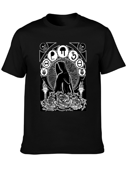 Occult Rose T-Shirt - Gothic Graphic Tee