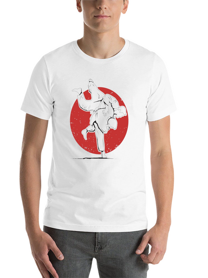 Judo Silhouette Graphic Tee - Martial Arts T-Shirt