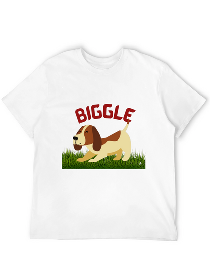 Biggle Dog Graphic Tee - Unisex Black T-Shirt