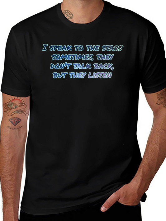 I Speak To The Stars Graphic Tee - Premium Cotton Blend
