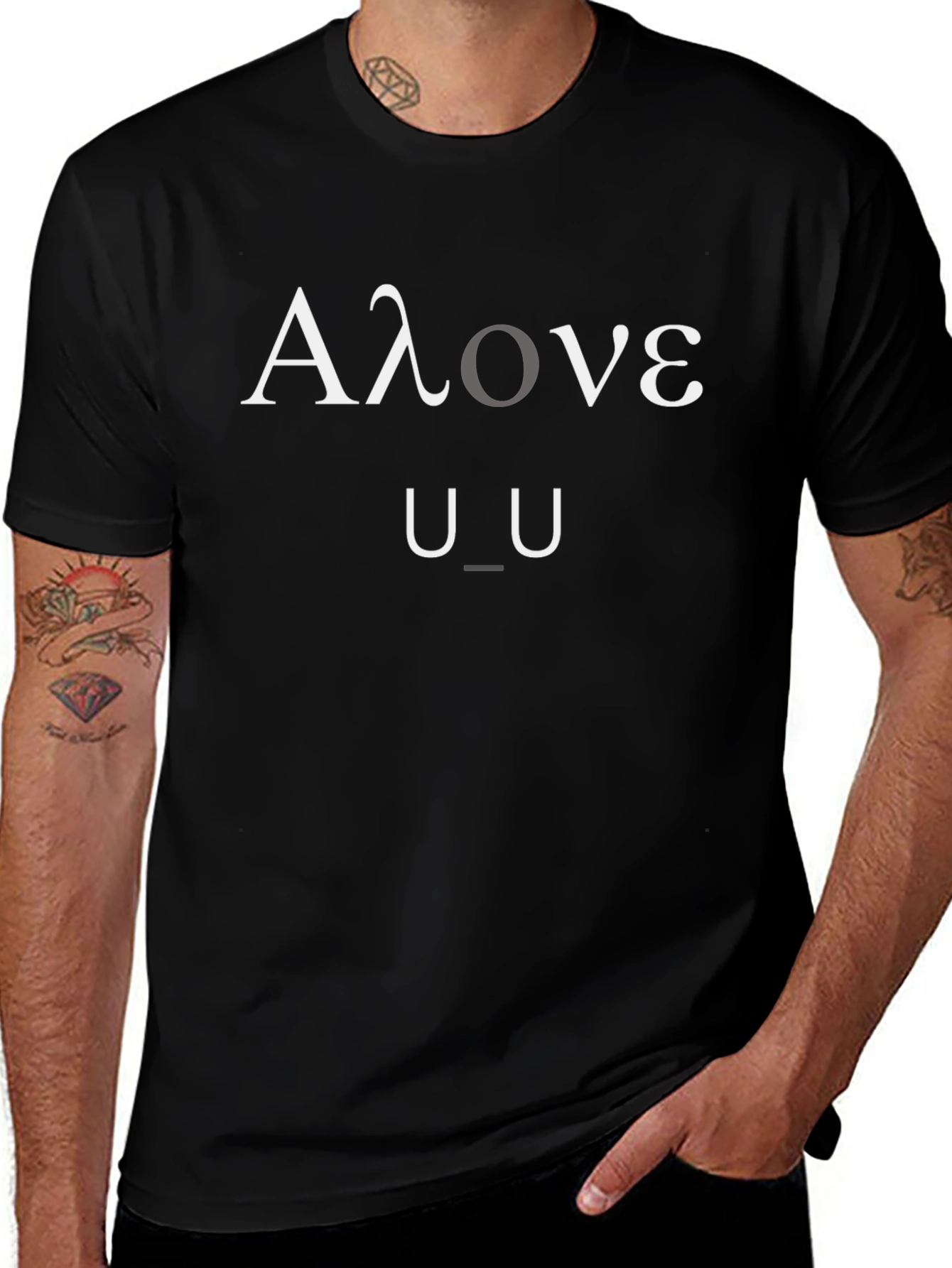 Alone Graphic Tee - Comfort and Style