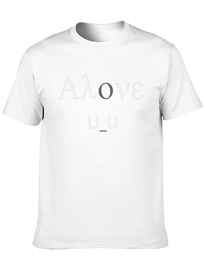 Alone Graphic Tee - Comfort and Style