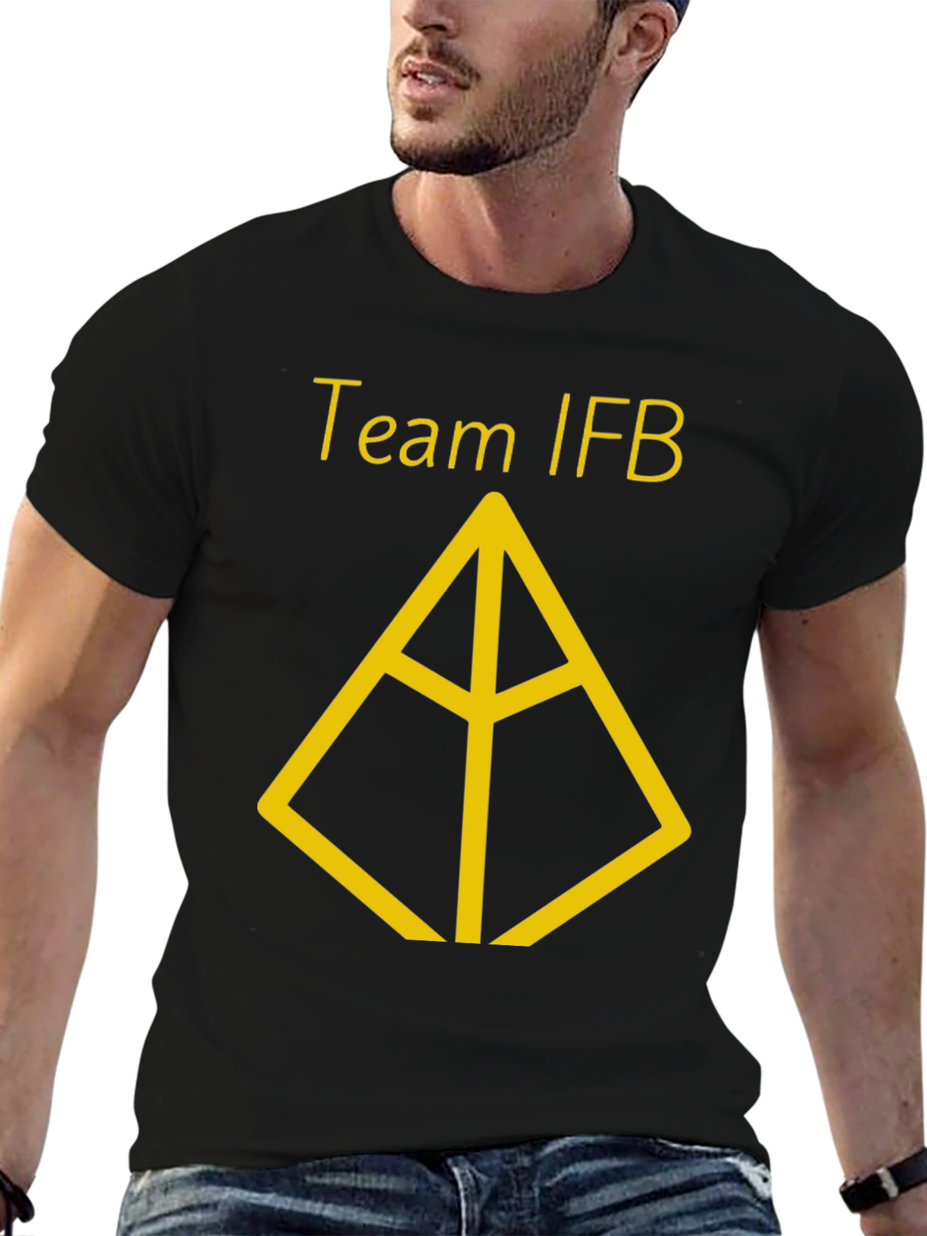 Team IFB Black Graphic Tee