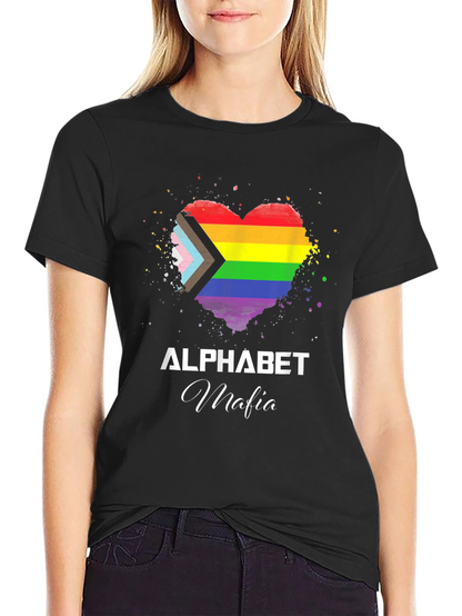 LGBT Pride Alphabet Mafia Graphic T-Shirt