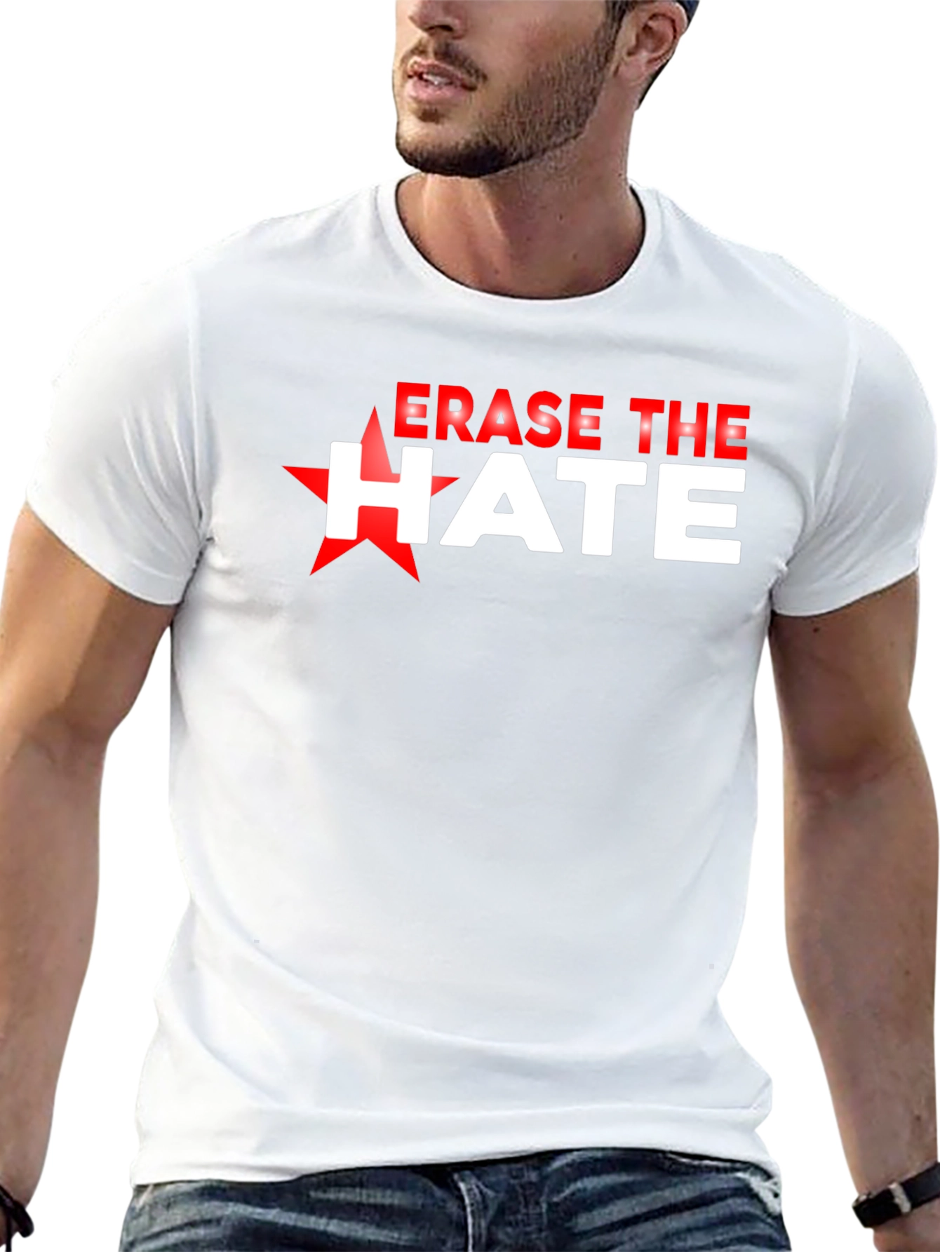 Erase the Hate Graphic T-Shirt