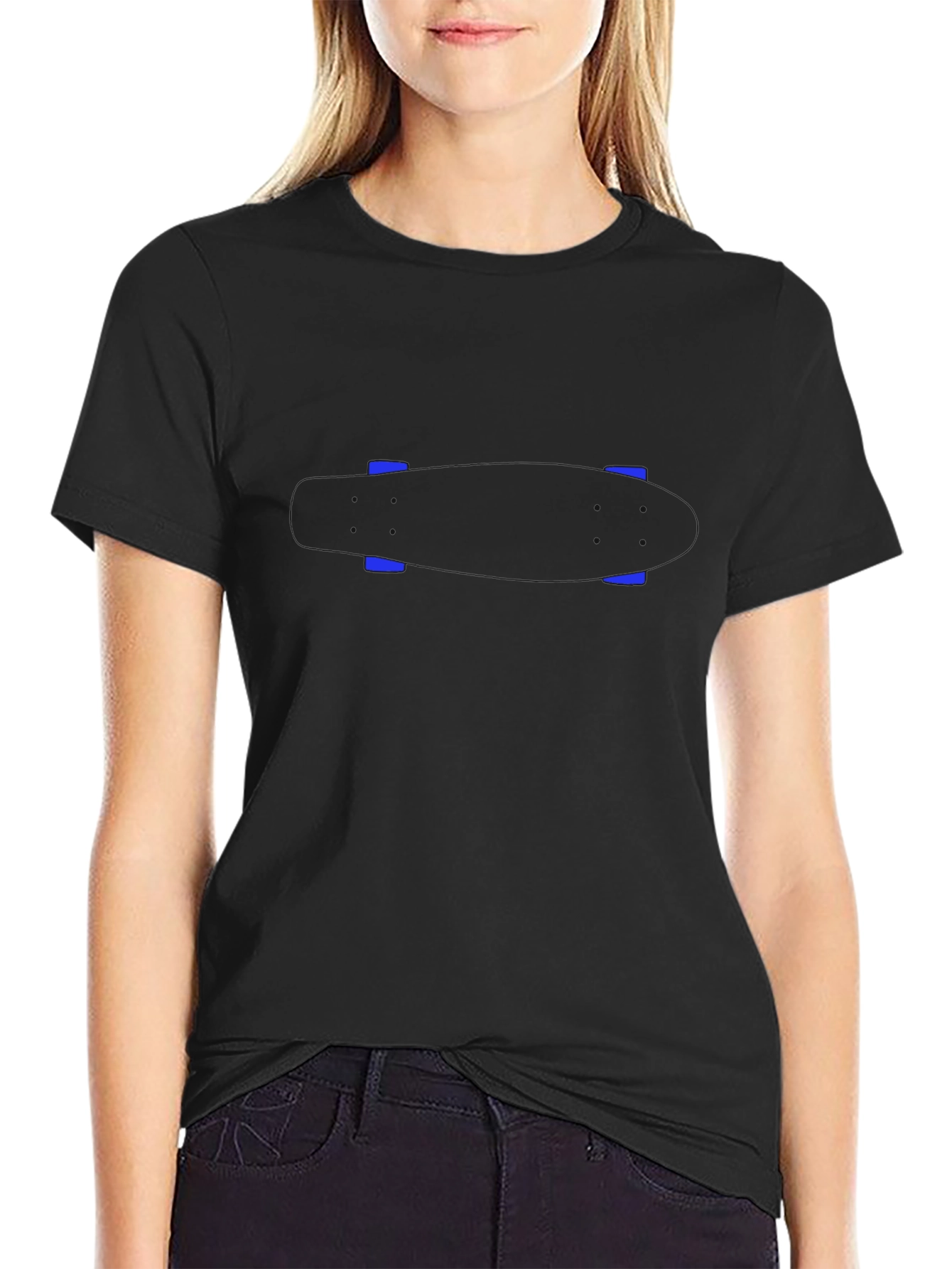 Modern Black T-Shirt with Minimalist Design
