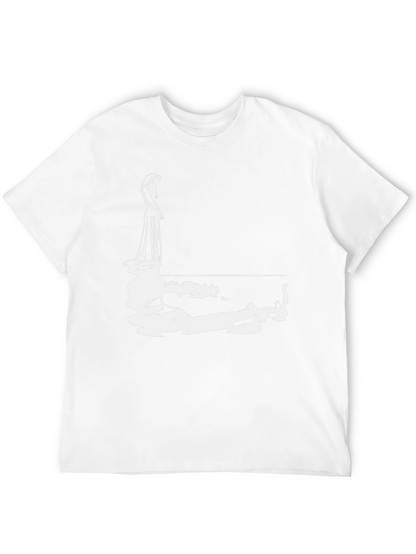 Woman Reflection Graphic Tee - Black
