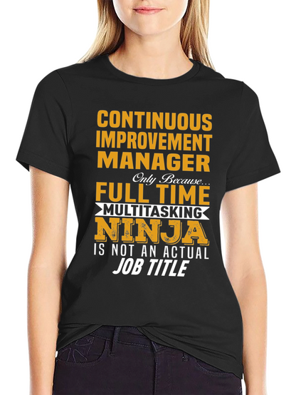 Continuous Improvement Manager T-Shirt