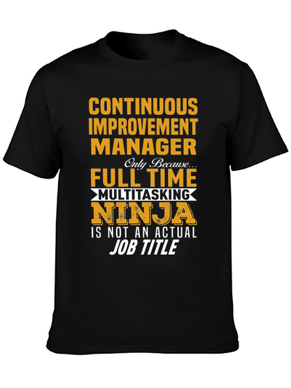 Continuous Improvement Manager T-Shirt