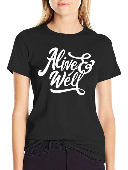 Alive & Well Graphic T-Shirt - Black