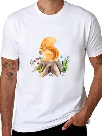 Squirrel Stump Tee - Lya Nature Lover Shirt