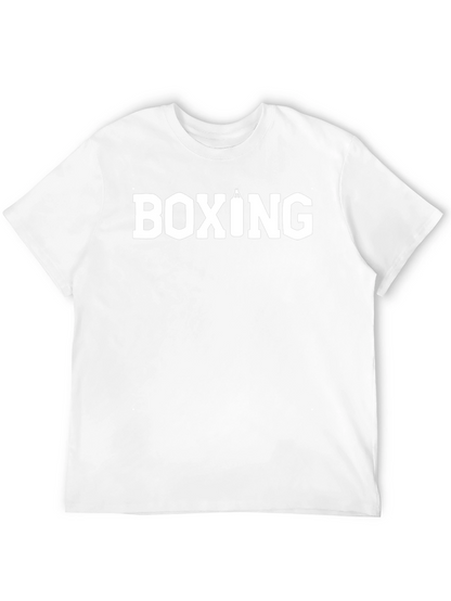 Boxing T-Shirt - Black Tee with Punching Bag Graphic