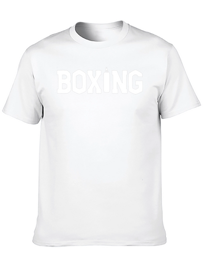 Boxing T-Shirt - Black Tee with Punching Bag Graphic
