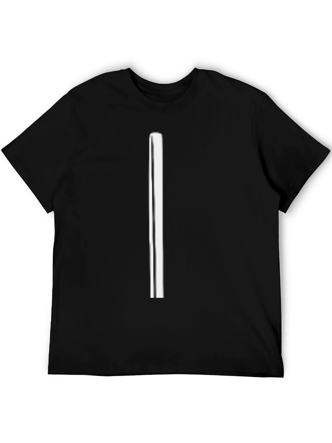 Minimalist Striped Black T-Shirt