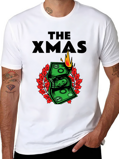 The Xmas Money T-Shirt - Burning Cash Holiday Tee