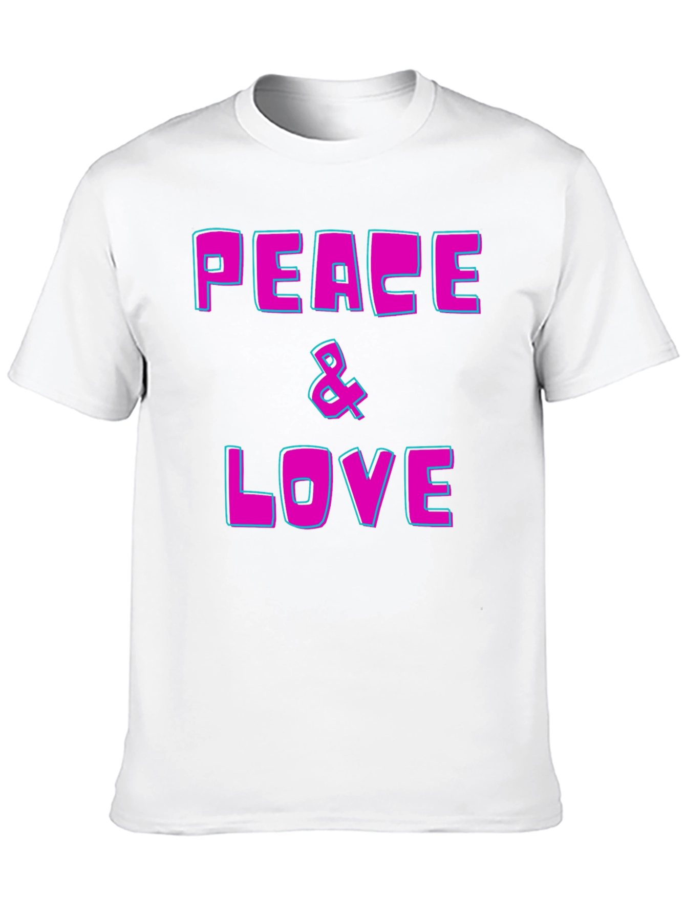 Peace & Love Graphic T-Shirt