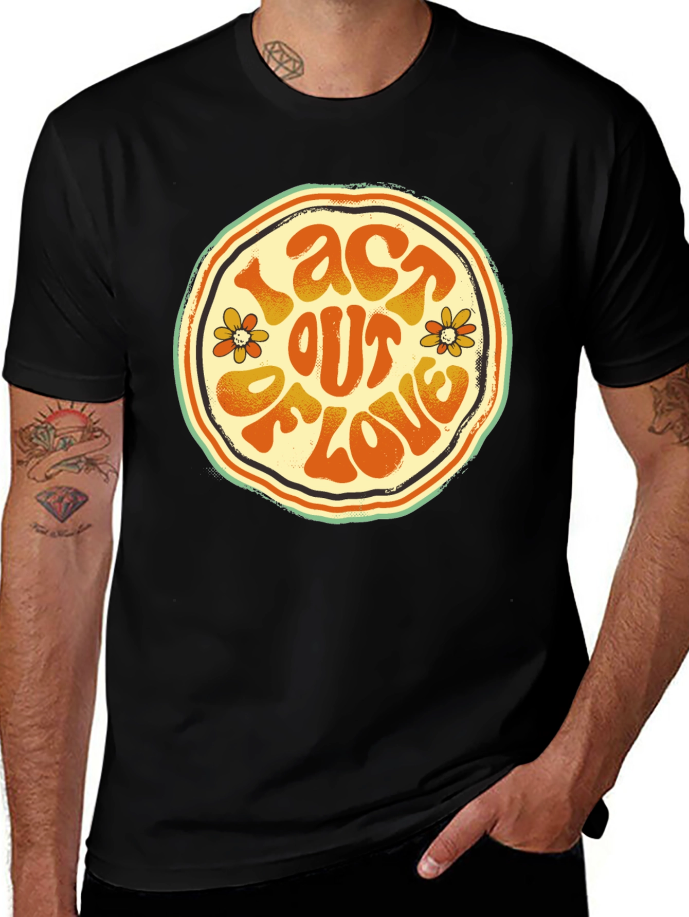 Act Out Of Love Retro Graphic Tee