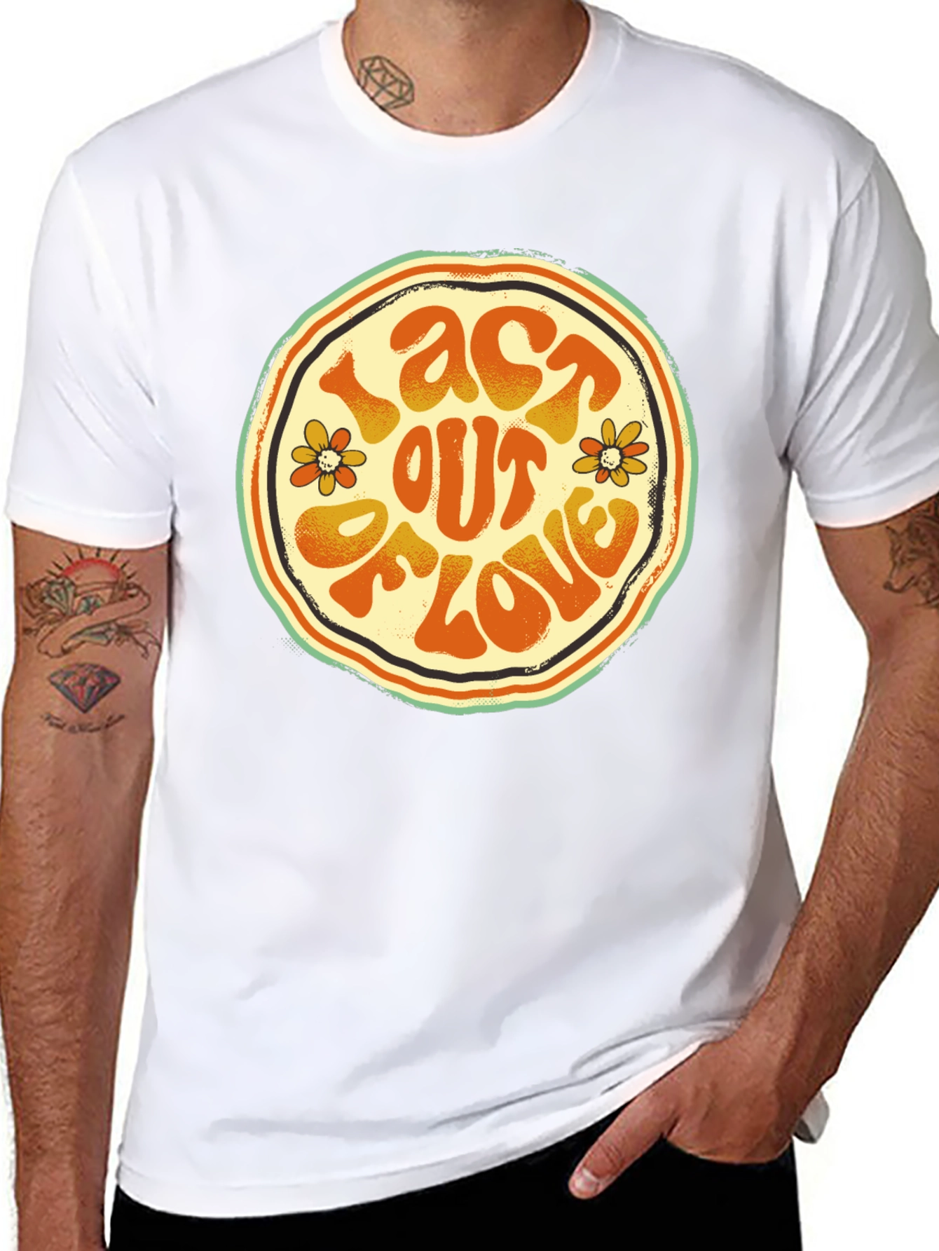 Act Out Of Love Retro Graphic Tee