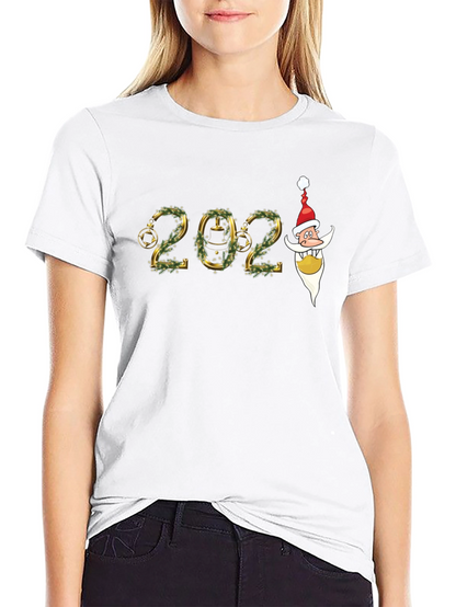 Festive 2024 Santa Graphic T-Shirt
