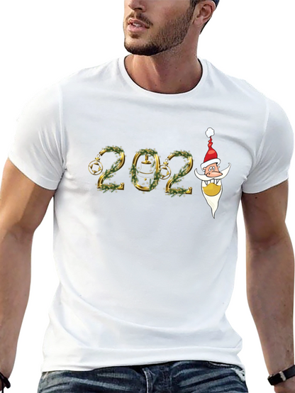 Festive 2024 Santa Graphic T-Shirt