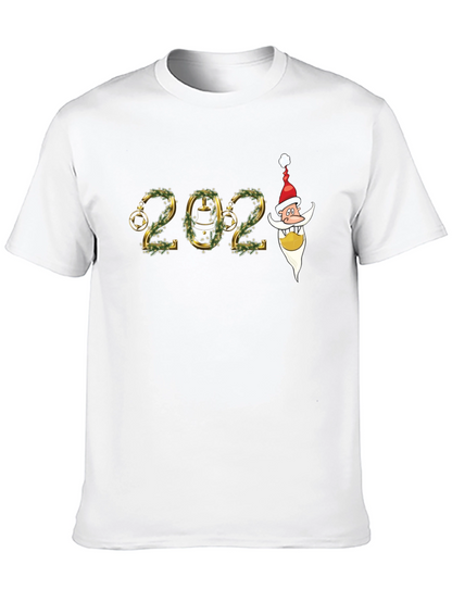 Festive 2024 Santa Graphic T-Shirt