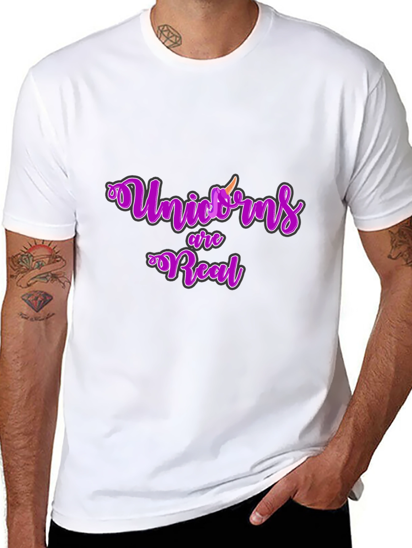 Unicorns Are Real Graphic T-Shirt