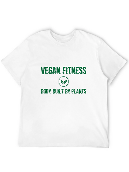 Vegan Fitness T-Shirt - Body Built by Plants