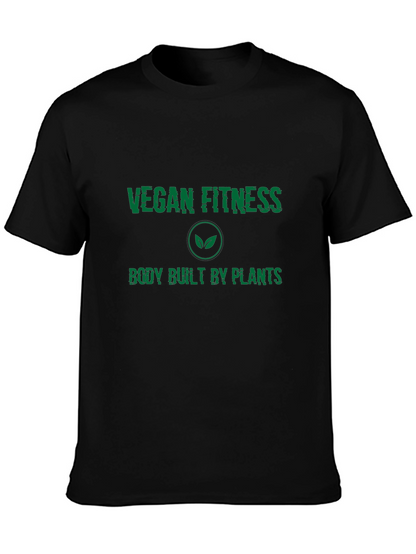 Vegan Fitness T-Shirt - Body Built by Plants
